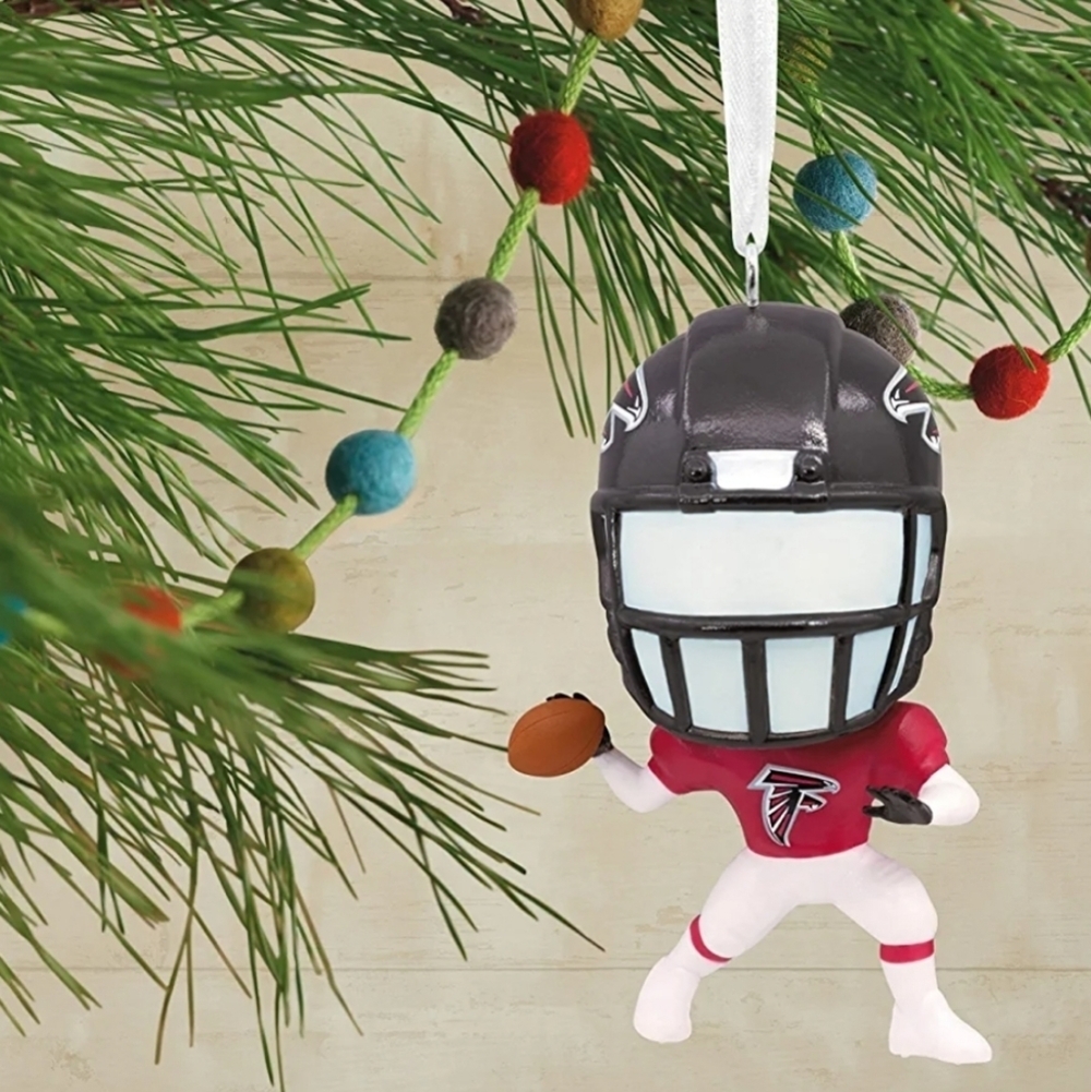Hallmark NFL Atlanta Falcons Bouncing Buddy Christmas Ornament